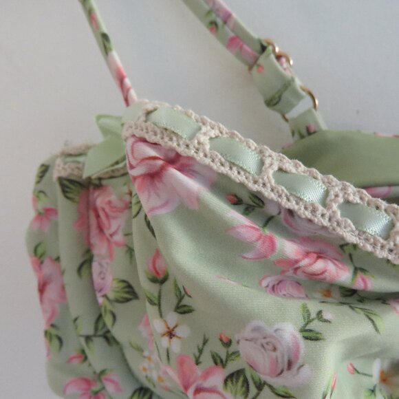 BLACKBOUGH SWIM Georgia Ruched Underwired Bikini Top in Nantucket Cottage Floral - Picture 3 of 15